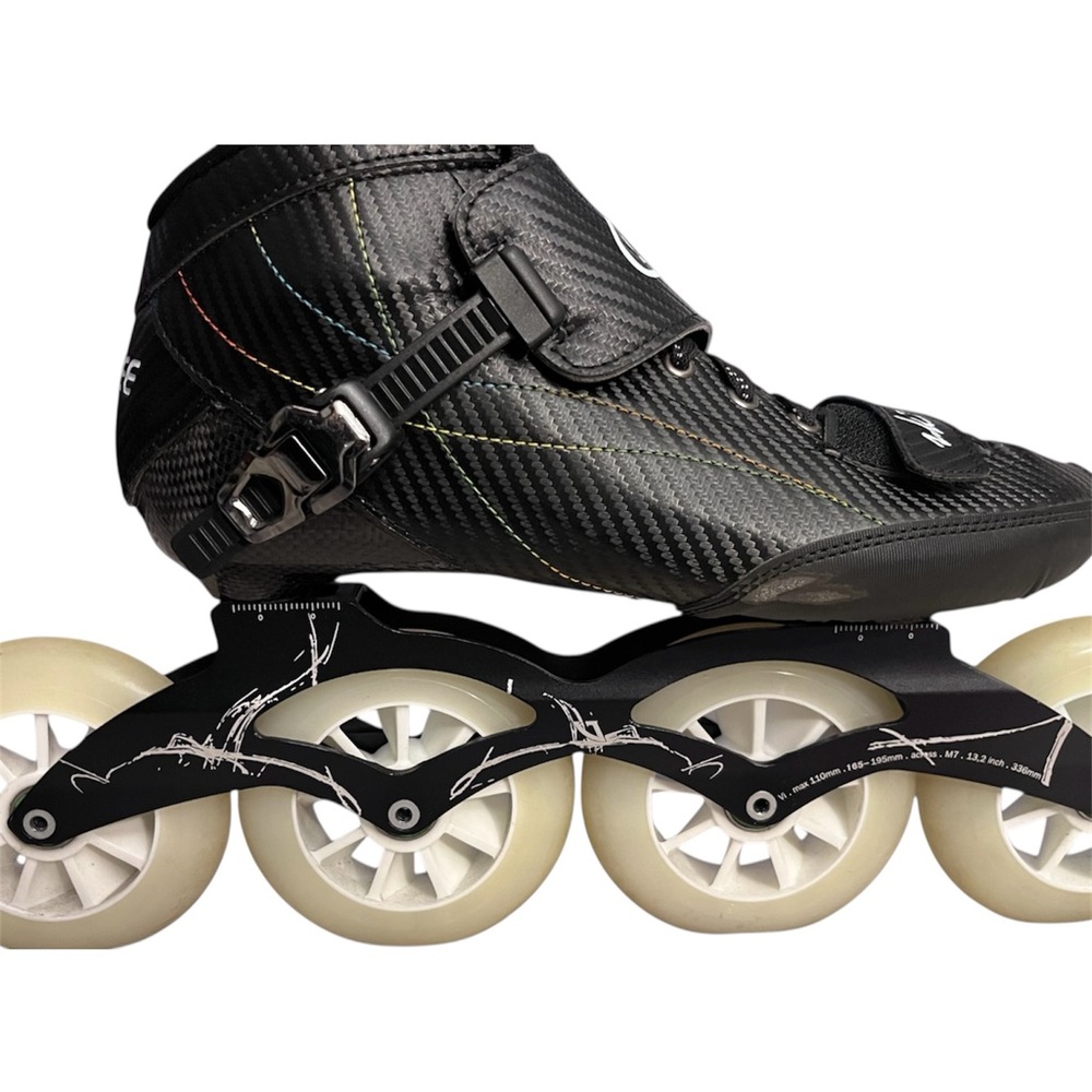 SKTYEE High-Performance Carbon Fiber Inline Speed Skates EU 44 with Extra Wheels